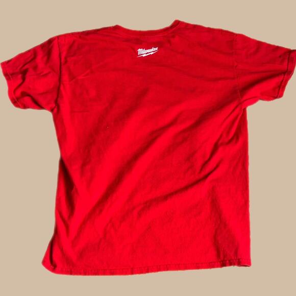 RED MILWAKEE TOOL TEE (SIZE L) - Picture 2 of 4